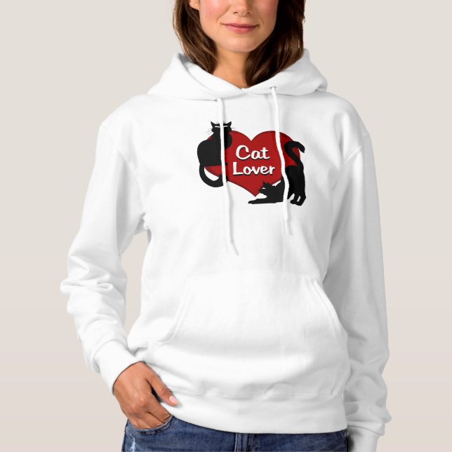 Camisetas y regalos del gato Lover Hoodie (Anverso)