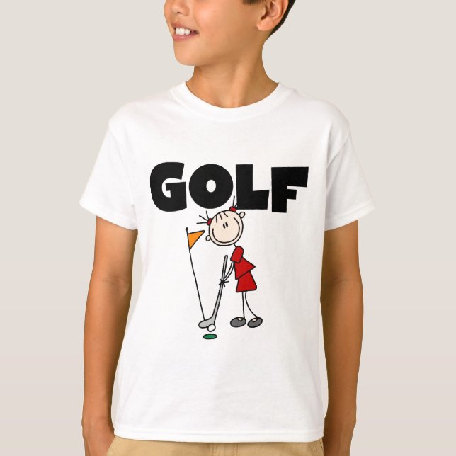 Camisetas y regalos del GOLF de los chicas (Anverso)