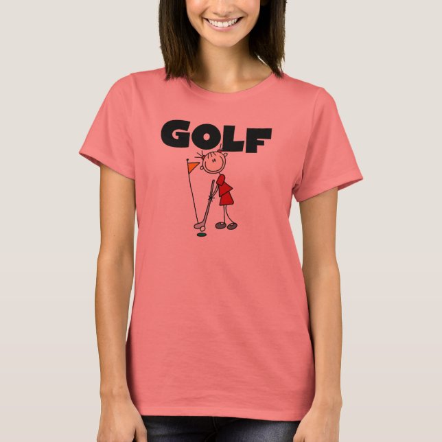 Camisetas y regalos del GOLF para chicas (Anverso)