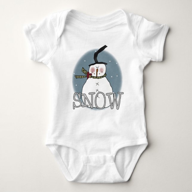 Camisetas y regalos del Gorra Stovepipe Snowman (Anverso)