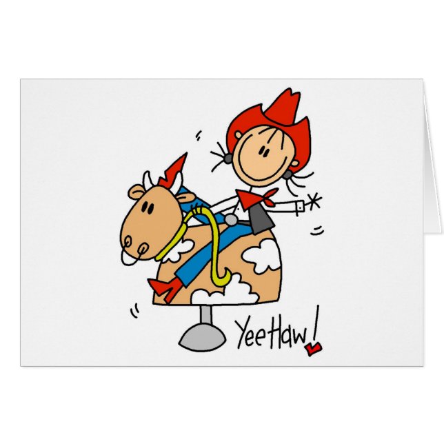 Camisetas y regalos del Haw de Yee de la vaquera (Anverso (Horizontal))