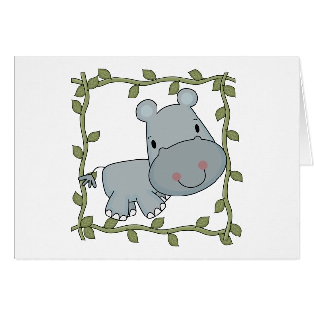 Camisetas y regalos del hipopótamo del bebé (Anverso (Horizontal))