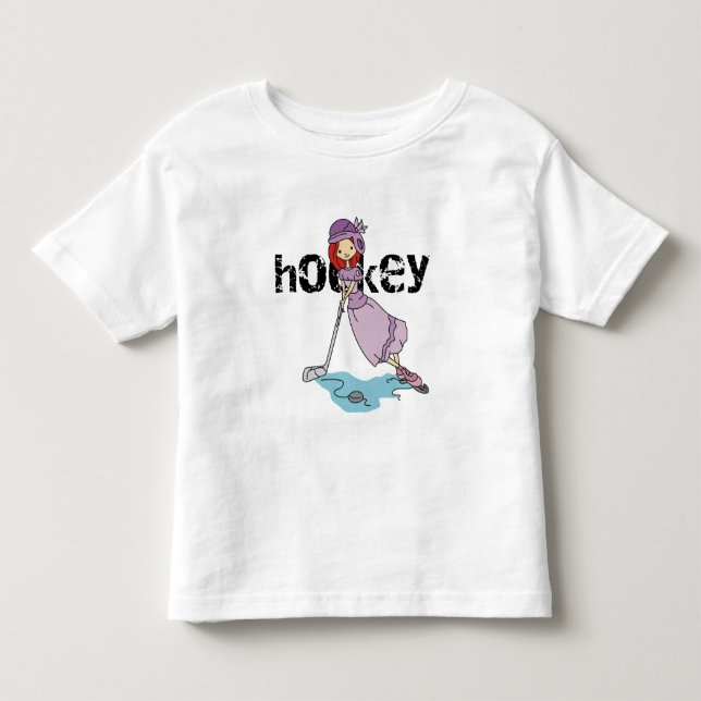 Camisetas y regalos del jugador de hockey chica (Anverso)
