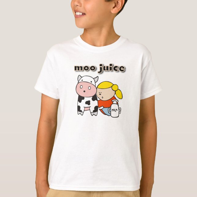 Camisetas y regalos del jugo del MOO (Anverso)