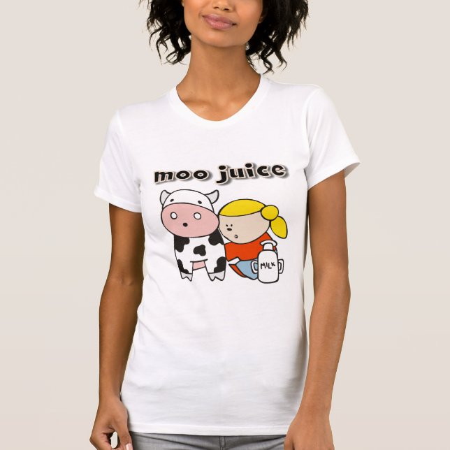 Camisetas y regalos del jugo del MOO (Anverso)