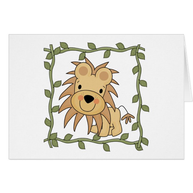 Camisetas y regalos del león del bebé (Anverso (Horizontal))