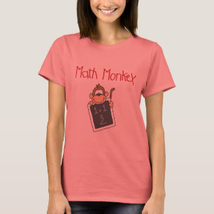 Camisetas y regalos del mono de la matemáticas