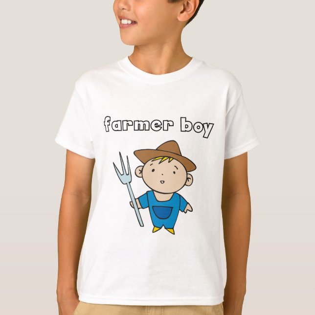 Camisetas y regalos del muchacho del granjero (Anverso)