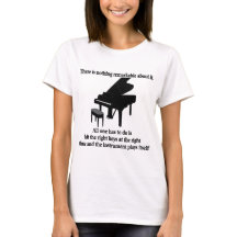 Camisetas y regalos del músico del pianista
