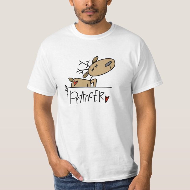 Camisetas y regalos del navidad del reno de (Anverso)