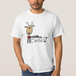 Camisetas y regalos del navidad del reno de Dasher