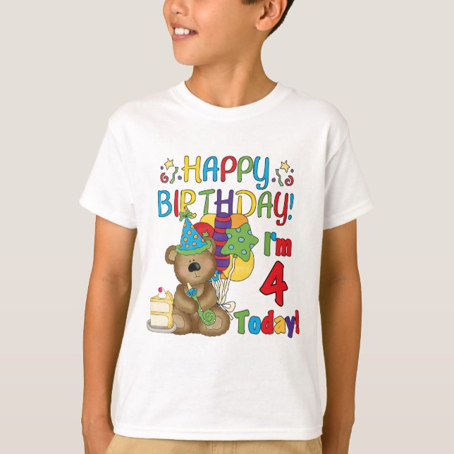 Camisetas y regalos del oso de peluche del feliz (Anverso)