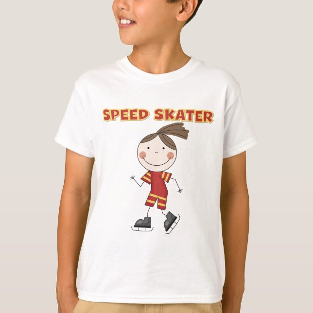 Camisetas y regalos del patinador de la velocidad (Anverso)
