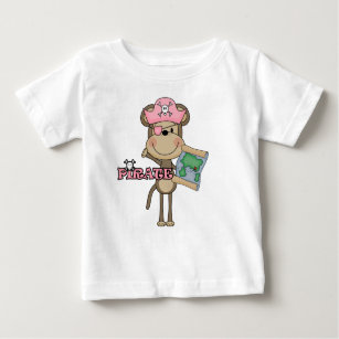 Camisetas y regalos del pirata del chica del mono