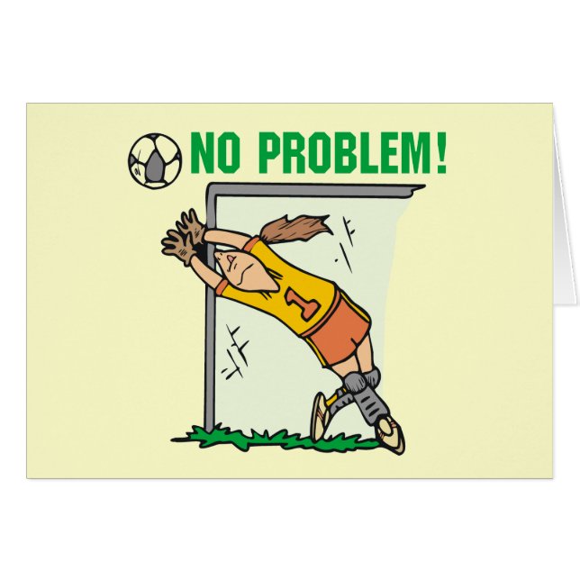 Camisetas y regalos del portero del fútbol del (Anverso (Horizontal))