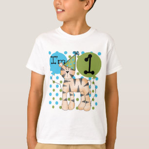 Camisetas y regalos del primer cumpleaños del tigr