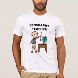 Camisetas y regalos del PROFESOR de la GEOGRAFÍA