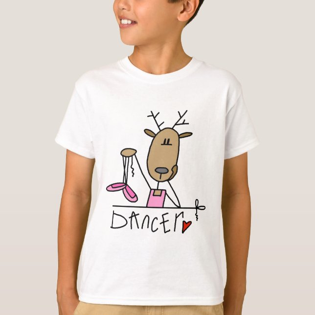 Camisetas y regalos del reno del bailarín (Anverso)