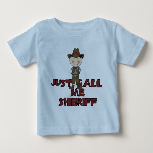 Camisetas y regalos del sheriff (Anverso)