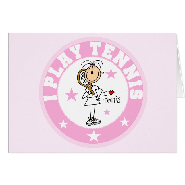 Camisetas y regalos del tenis del juego del chica (Anverso (Horizontal))