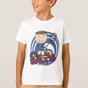 Camisetas y regalos del tenis del muchacho de los