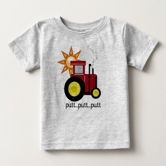 Camisetas y regalos del Tractor de la Granja Roja (Anverso)