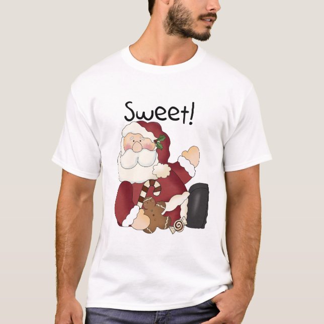 Camisetas y regalos dulces de Santa Holiday (Anverso)