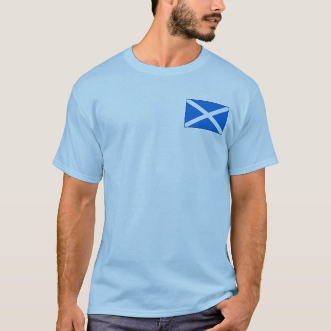 Camisetas y regalos escoceses de la bandera (Anverso)