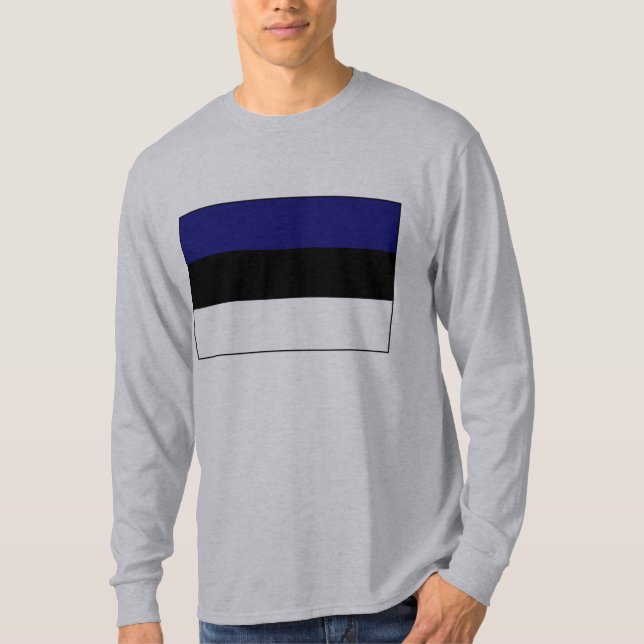 Camisetas y regalos estonios de la bandera (Anverso)