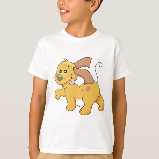 Camisetas y regalos felices de perro marrón (Anverso)