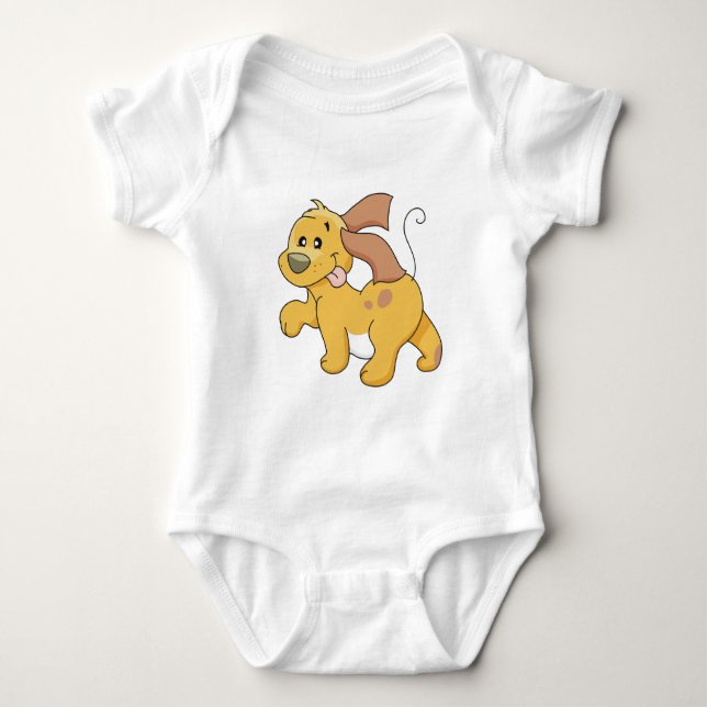 Camisetas y regalos felices de perro marrón (Anverso)