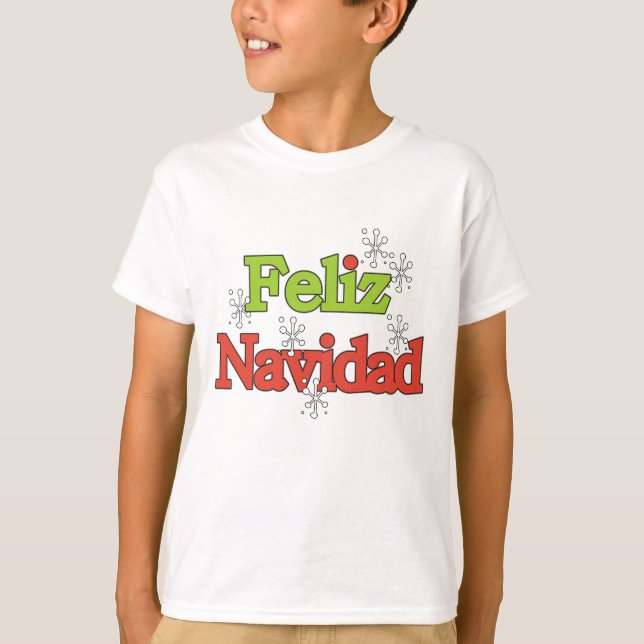 Camisetas y regalos Feliz Navidad (Anverso)