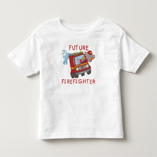 Camisetas y regalos futuros del bombero del (Anverso)