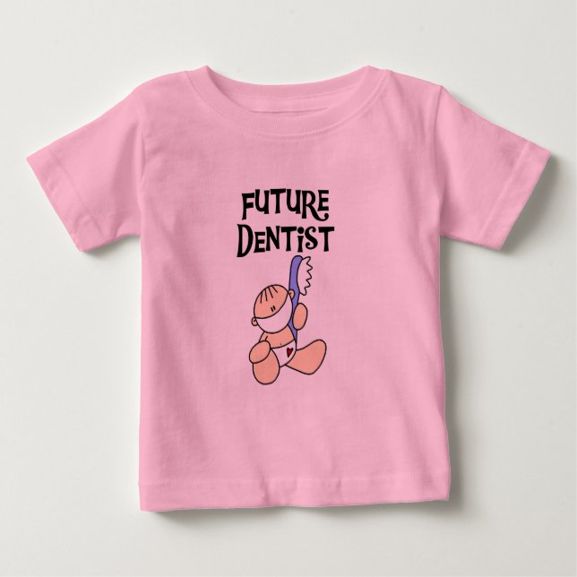Camisetas y regalos futuros del dentista del bebé (Anverso)