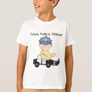 Camisetas y regalos futuros del oficial de policí