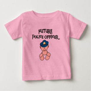 Camisetas y regalos futuros del oficial de policía