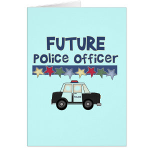 Camisetas y regalos futuros del oficial de policía