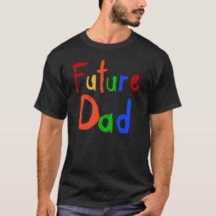 Camisetas y regalos futuros del papá del texto de