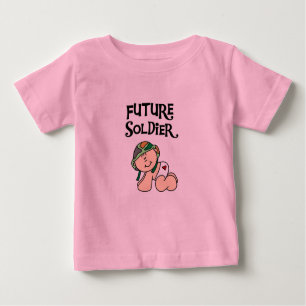 Camisetas y regalos futuros del soldado del bebé