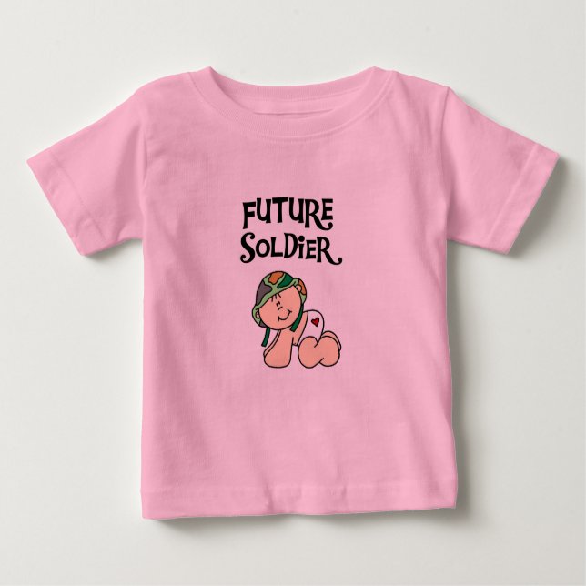 Camisetas y regalos futuros del soldado del bebé (Anverso)