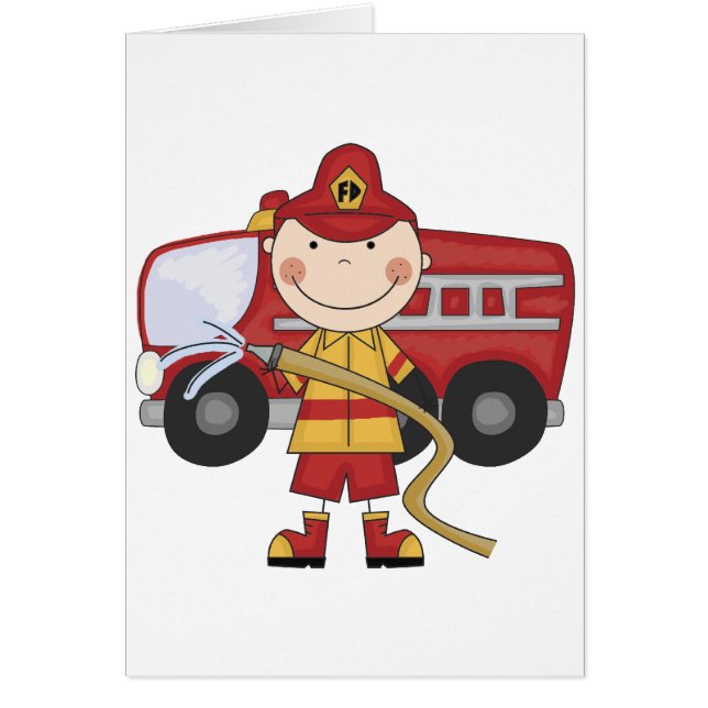 Camisetas y regalos masculinos del bombero (Frente)