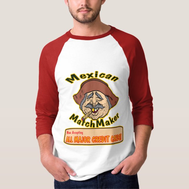 Camisetas y regalos mexicanos del casamentero de (Anverso)