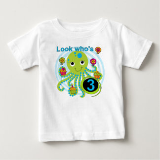 Camisetas y regalos Octopus 3º cumpleaños