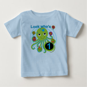 Camisetas y regalos Octopus de primer cumpleaños