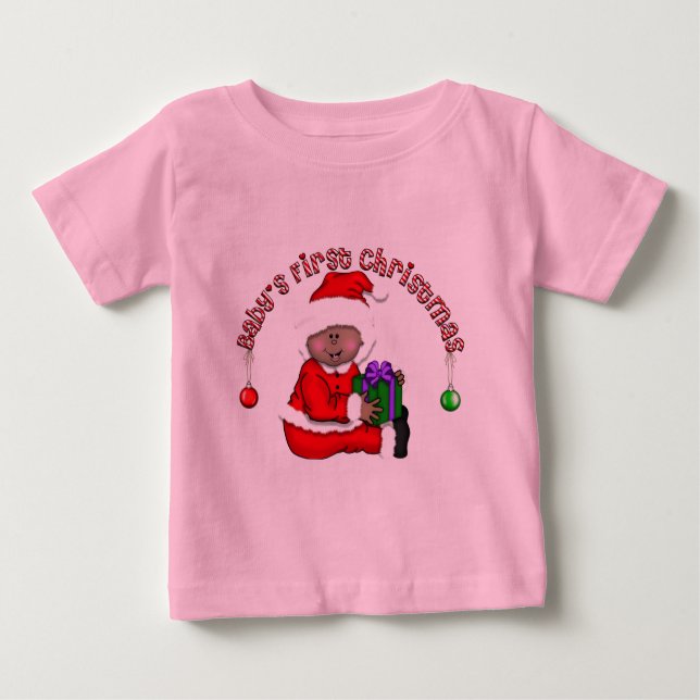 Camisetas y regalos para bebés de Santa Elf (Anverso)