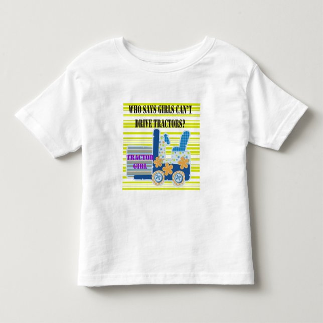 Camisetas y regalos para Chicas de tractores (Anverso)