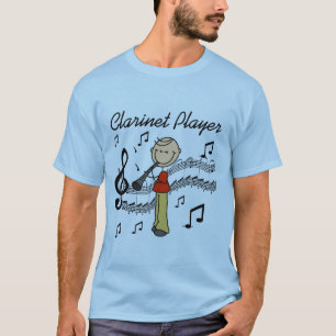 Camisetas y regalos para clarinetistas con figuras