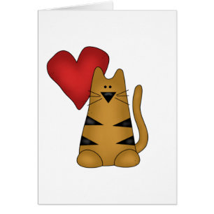 Camisetas y regalos para el corazón y el gato a ra