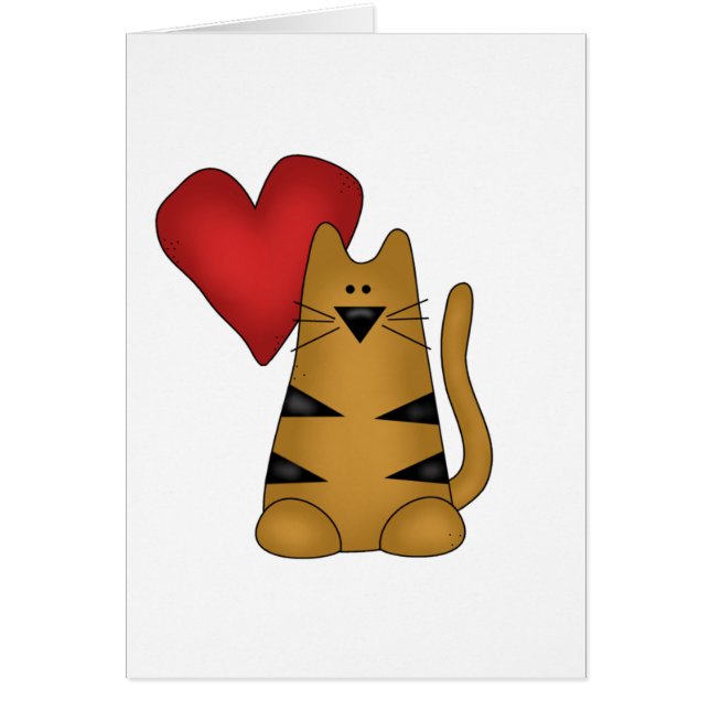 Camisetas y regalos para el corazón y el gato a ra (Frente)