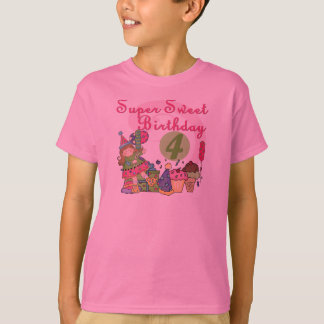 Camisetas y regalos para el cuarto cumpleaños